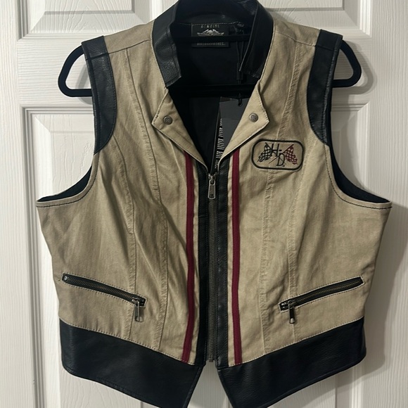 Harley Davidson Vintage-look Racing Vest - Picture 1 of 6